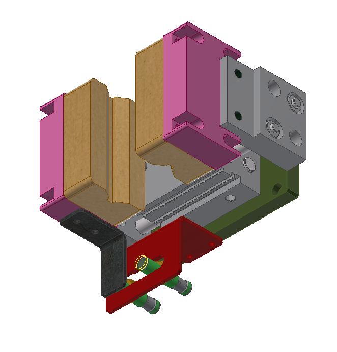 活塞杆夹紧总成